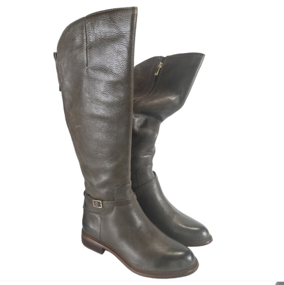 Franco Sarto Haylie Riding Boots Iron 7.5 - Picture 5 of 7